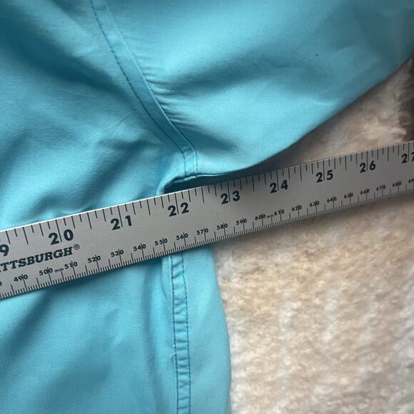 VTG Drysdales Pearl Snap Long Sleeve Shirt Men's Cowboy Ranch XL Turquoise Heavy - Picture 7 of 10